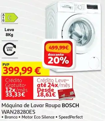 Bosch Máquina de Lavar Roupa WAN28280ES