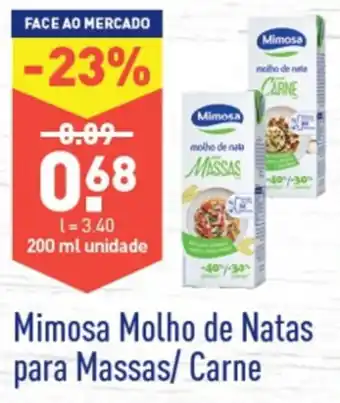 Mimosa Molho de Natas para Massas/Carne 200ml