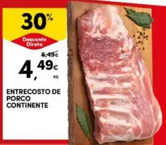 Continente ENTRECOSTO DE PORCO CONTINENTE KG promoção