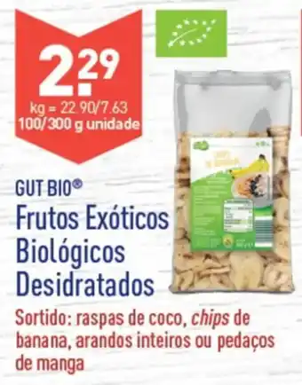ALDI Gut Bio Frutos Exóticos Biológicos Desidratados 100/300g promoção