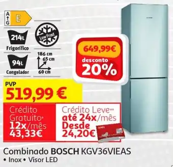 Auchan Bosch Combinado KGV36VIEAS promoção