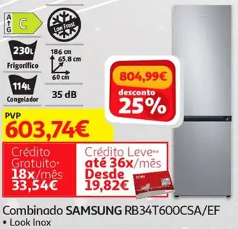 Samsung Combinado RB34T600CSA/EF