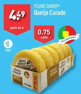 ALDI PLENO SABOR Queijo Curado pack de 6 promoção