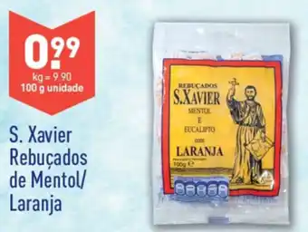 ALDI S. Xavier Rebuçados de Mentol/Laranja 100g promoção