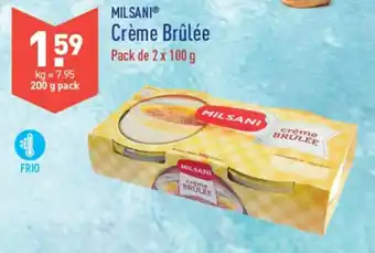 ALDI Milsani Crème Brûlée 2x100g promoção