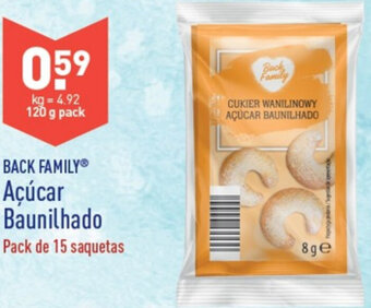 Back Family Açúcar Baunilhado 120g