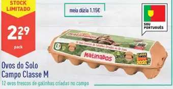 ALDI Ovos de Solo Campo Classe M promoção