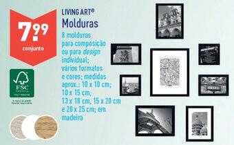 ALDI Living Art Molduras promoção