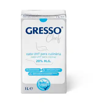 Makro GRESSO Nata Uht Culinaria 20% 6 X 1 L promoção