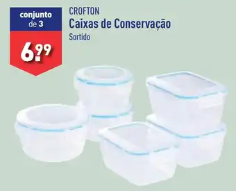 ALDI CROFTON Caixas de Conservação promoção
