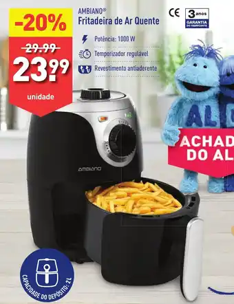 ALDI AMBIANO Fritadeira de Ar Quente promoção