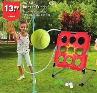 ALDI PLAYLAND Jogos de Exterior promoção