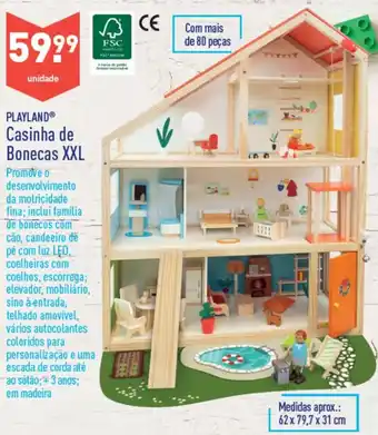 ALDI Playline Casinha de Bonecas XXL promoção