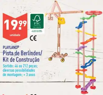 ALDI Playland Pista de Berlindes/ Kit de Construção promoção