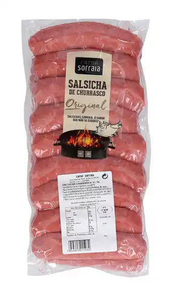 Makro CARNES SORRAIA Salsicha Churrasco Fresca Xl Nacional Vácuo 18 Un promoção