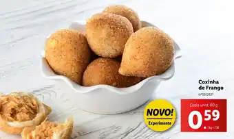 Lidl Coxinha de Frango Cada unid. 80 g promoção