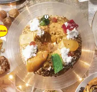 Auchan Bolo Reic/Frutas Cristalizadas promoção