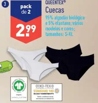 ALDI Queetex Cuecas S-XL promoção