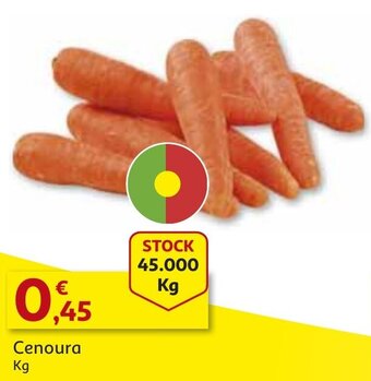 Auchan Cenoura promoção
