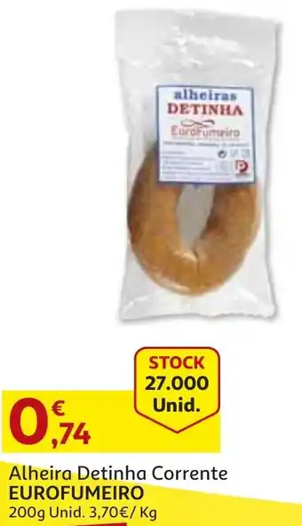 Alheira Detinha Corrente Eurofumeiro 200g