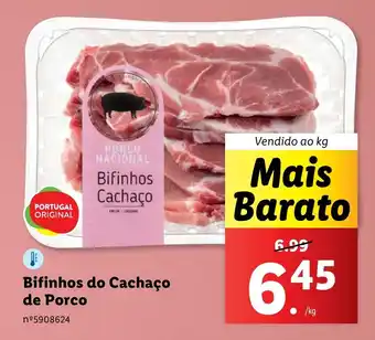 Lidl Bifinhos do Cachaço de Porco Vendido ao kg promoção