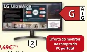 Auchan LG Monitor 29WL500-B promoção