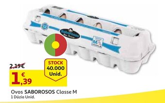 Auchan Ovos Saborosos Classe M 1 Dúzia promoção