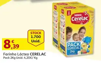 Auchan Farinha Láctea Cerelac 2kg promoção