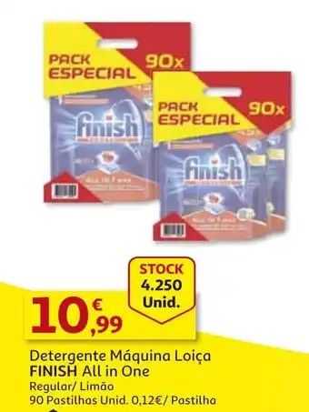 Auchan Detergente Manual Loiça Finish All in One promoção