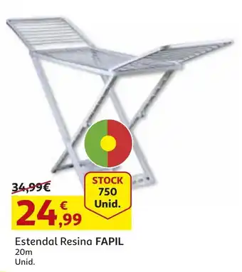 Auchan Estendal Resina Fapil 20m promoção