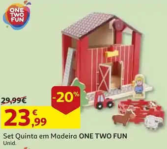 Auchan Set Quinta em Madeira One Two Fun promoção