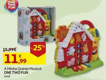 Auchan A Minha Quinta Musical One Two Fun promoção