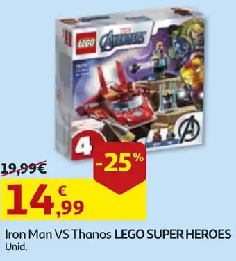 Auchan Iron Man VS Thanos Lego Super Heroes promoção