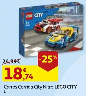 Auchan Carros Corrida City Nitro Lego City promoção