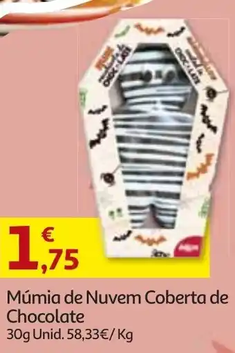 Auchan Múmia de Nuvem Coberta de Chocolate 30g promoção