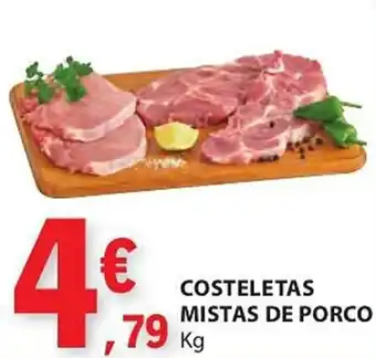 E.Leclerc COSTELETAS MISTAS DE PORCO KG promoção