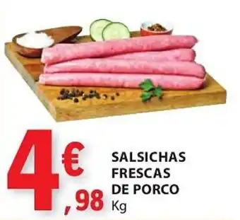 E.Leclerc SALSICHAS FRESCAS DE PORCO kg promoção