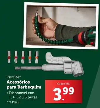 Lidl Parkside Acessórios para Berbequim promoção