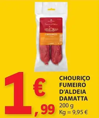 E.Leclerc CHOURIÇO FUMEIRO D'ALDEIA DAMATTA 200 g promoção