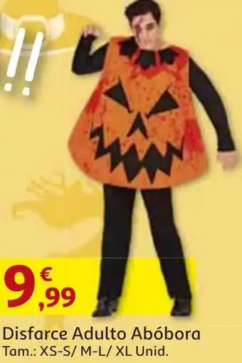 Auchan Disfarce Adulto Abóbora XS-S/M-L/XL Unid promoção