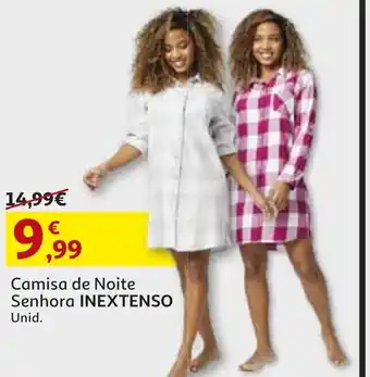 Auchan Camisa de Noite Senhora Inextenso promoção