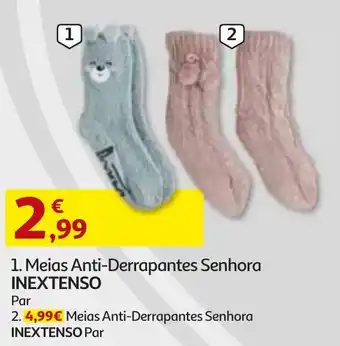 Auchan Meias Anti-Derrapantes Senhora Inextenso promoção