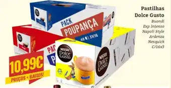 Belita Pastilhas Dolce Gusto promoção