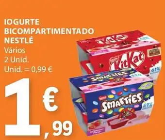 E.Leclerc IOGURTE BICOMPARTIMENTADO NESTLÉ Vários 2 Unid. promoção