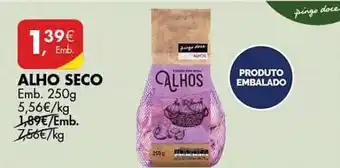 Pingo Doce ALHO SECO Emb. 250g promoção