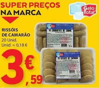E.Leclerc RISSÓIS DE CAMARÃO 20 unid promoção