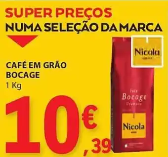 E.Leclerc CAFÉ EM GRÃO BOCAGE 1 Kg promoção