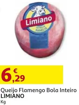 Auchan Queijo Flamengo Bola Inteiro Limiano promoção