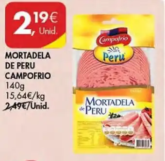 Pingo Doce MORTADELA DE PERU CAMPOFRIO 140g promoção