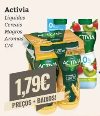 Belita Activia Líquidos Cereais Magros Aromas c/4 promoção